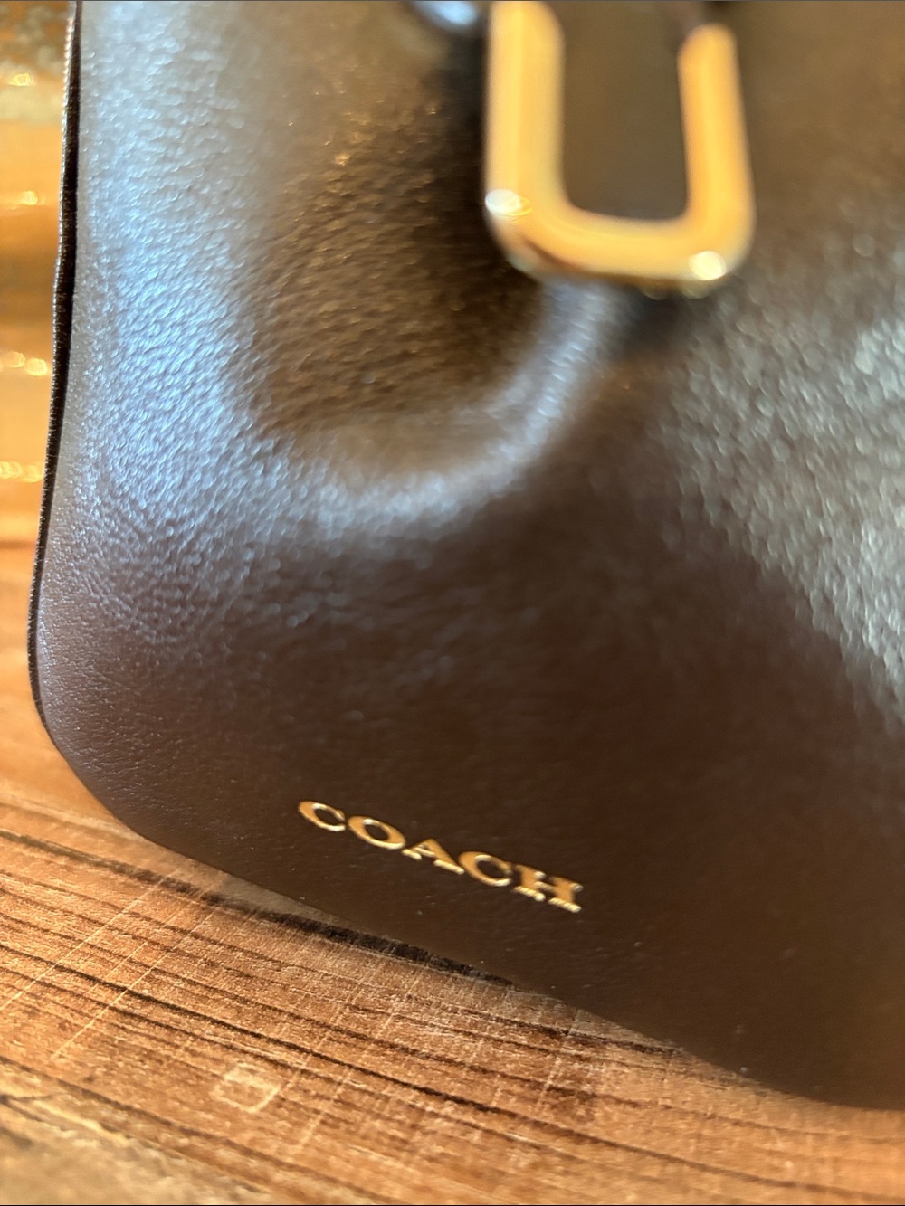 Rare COACH Tan and Brown Zebra-Print Satchel with Leather Trim like new - Picture 12 of 12